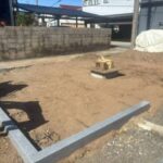 桑名市佛眼院　永代供養墓工事　㉓整地・転圧工事